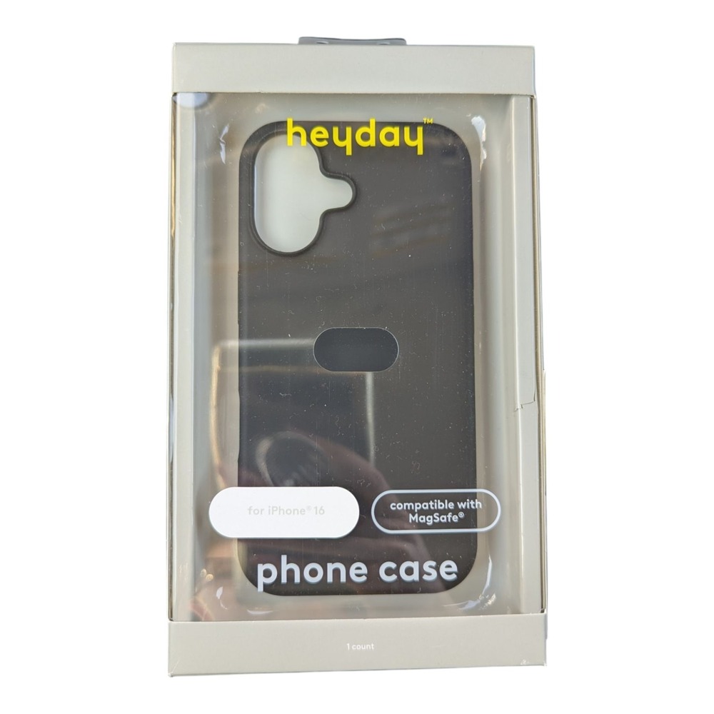 C1. heyday Silicone Magsafe Case For Apple iPhone‎ 16 - Black (Open Box)